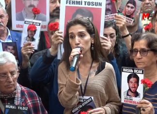 Cumartesi Anneleri gözaltında kaybedilen Fehmi Tosun ve Hüseyin Aydemir’in akıbetini sordu